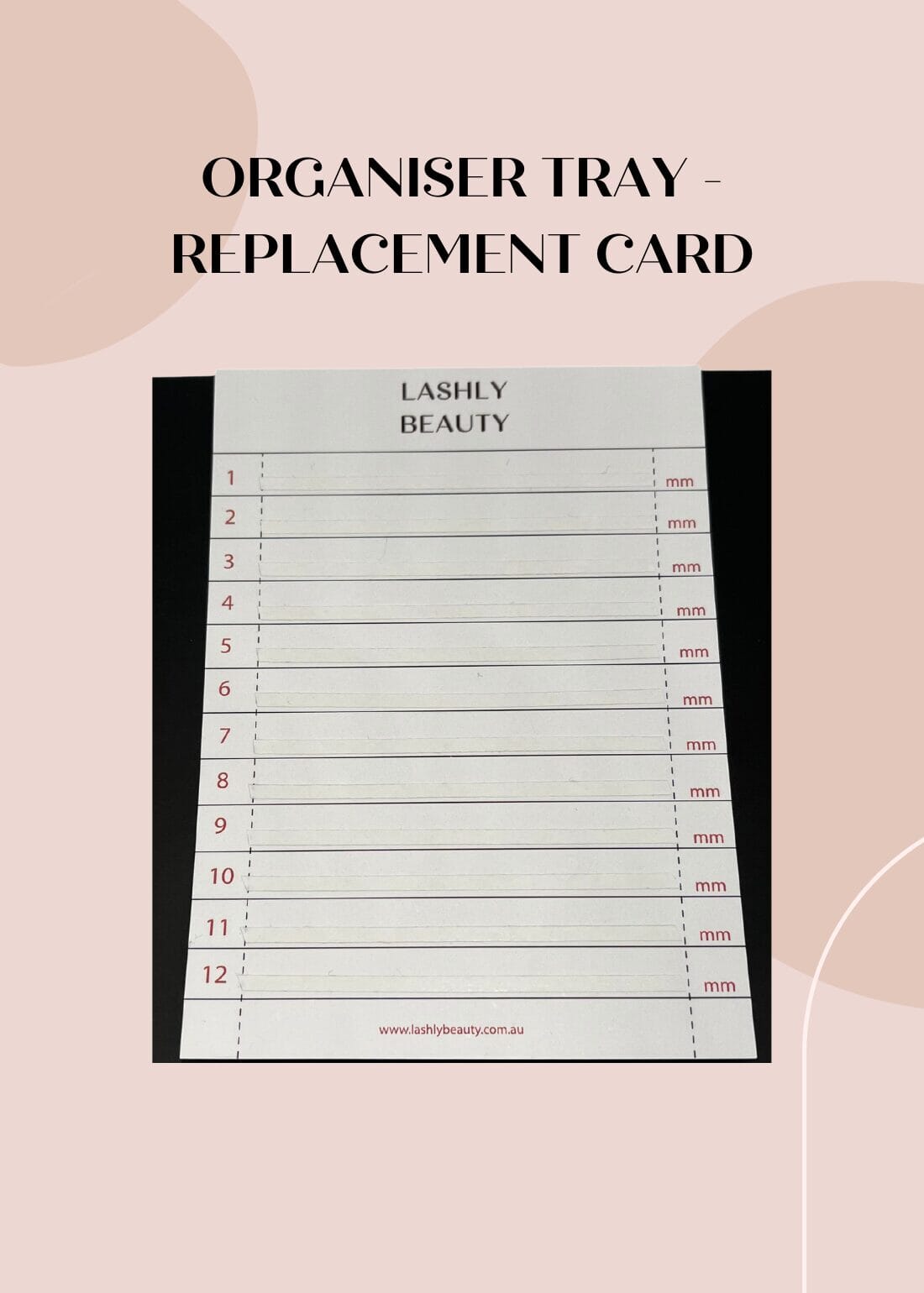 Lashes Organiser Tray - #tag1# - Lashly Beauty