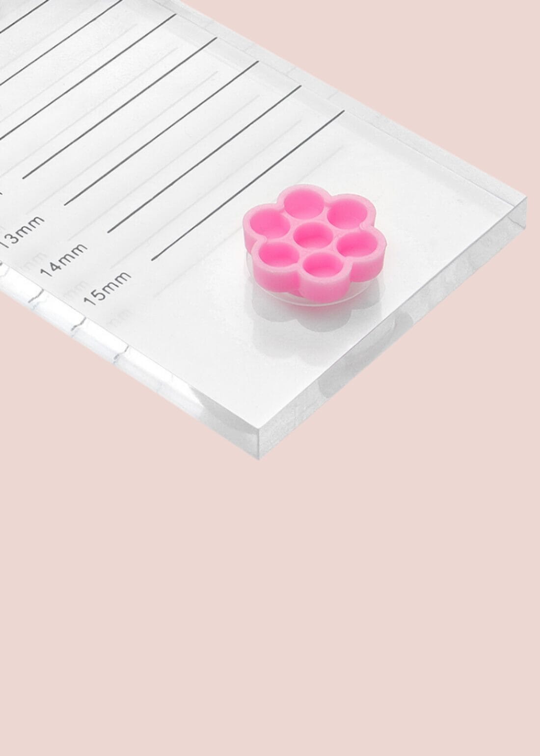 Pink Flower Glue Cups - #tag1# - Lashly Beauty