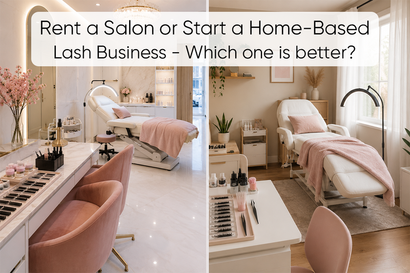 start a lash business at home