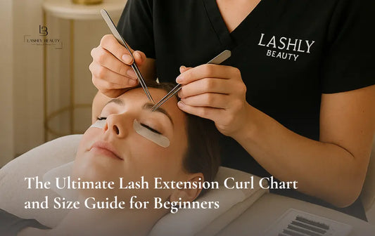 The Ultimate Lash Extension Curl Chart and Size Guide for Beginners