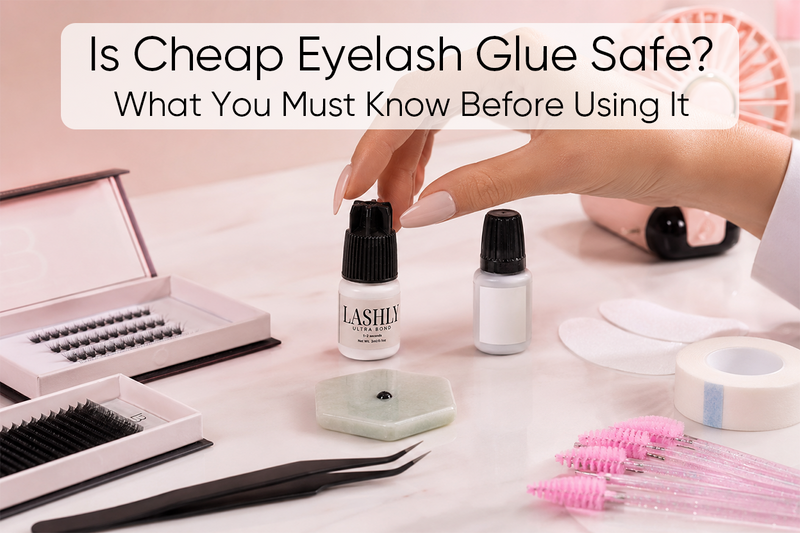Is cheap eyelash glue safe?