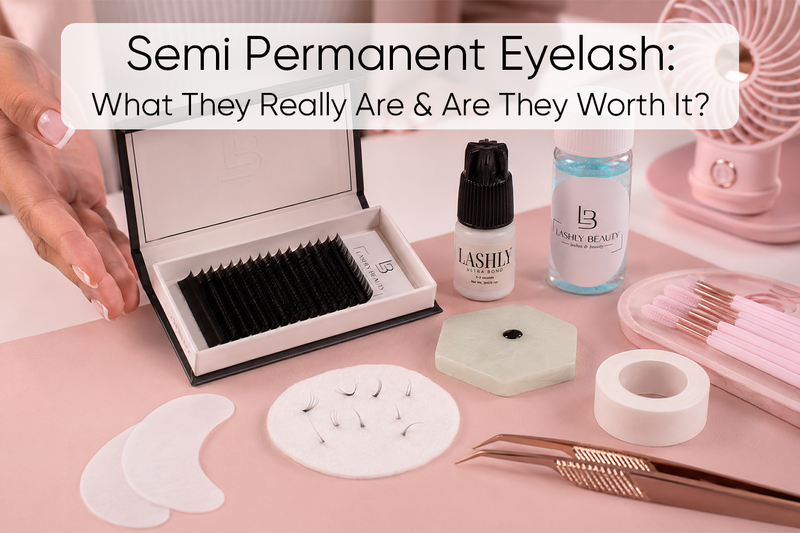 semi permanent eyelash extensions