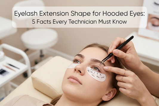 Eyelash Extension Shape for Hooded Eyes: 5 Facts Every Technician Must Know