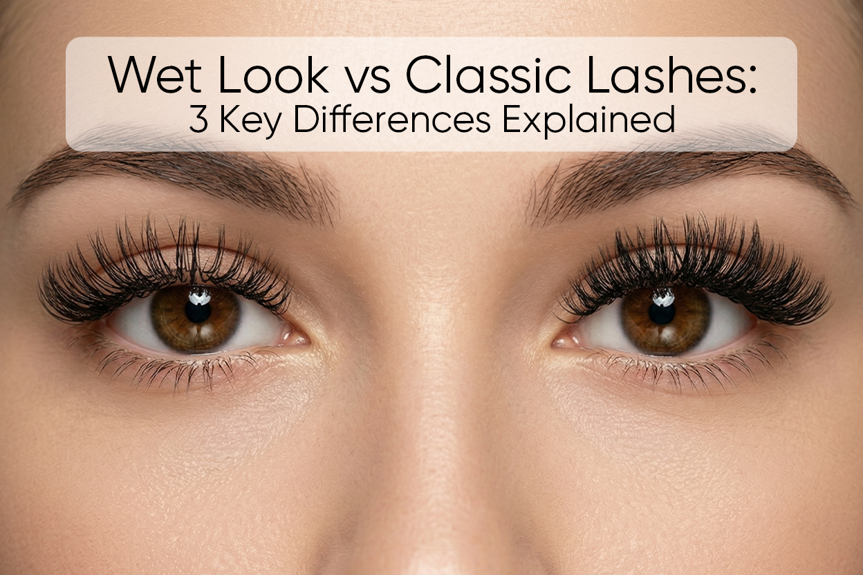 What is the difference between wet look and classic lashes