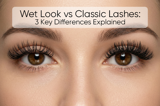 What is the difference between wet look and classic lashes