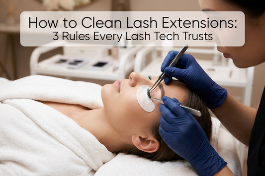 How to Clean Lash Extensions: 3 Rules Every Lash Tech Trusts
