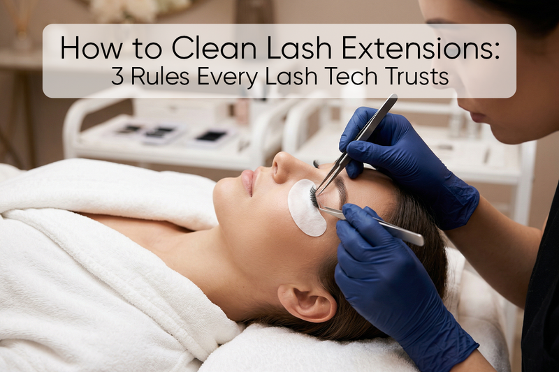 How to Clean Lash Extensions: 3 Rules Every Lash Tech Trusts