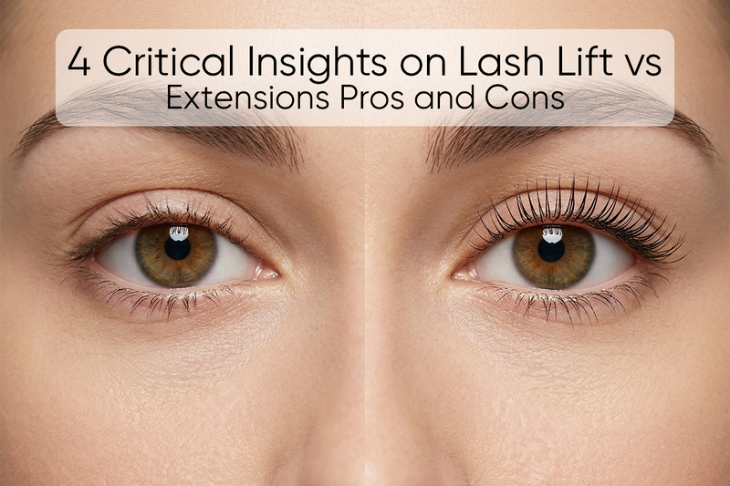 4 Critical Insights on Lash Lift vs Extensions Pros and Cons