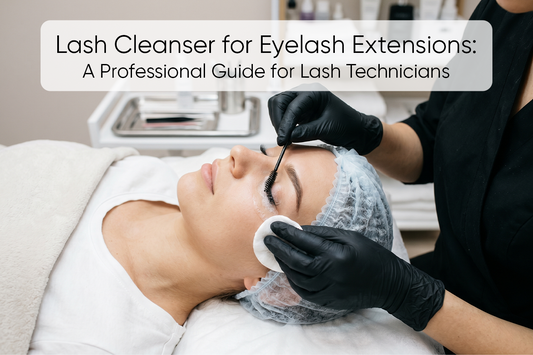 lash cleanser for eyelash extensions