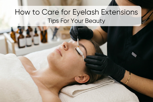 how to care for eyelash extensions
