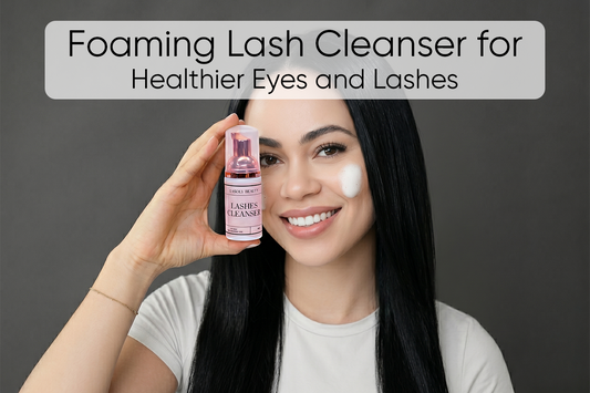 foaming lash cleanser