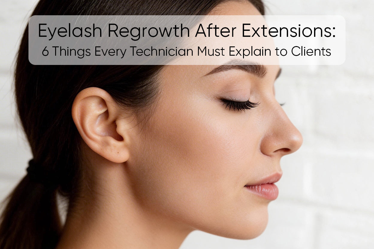 Eyelash Regrowth After Extensions: 6 Things Every Technician Must Explain to Clients