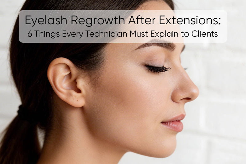 Eyelash Regrowth After Extensions: 6 Things Every Technician Must Explain to Clients