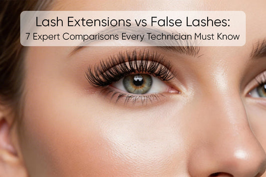 Lash Extensions vs False Lashes: 7 Expert Comparisons Every Technician Must Know