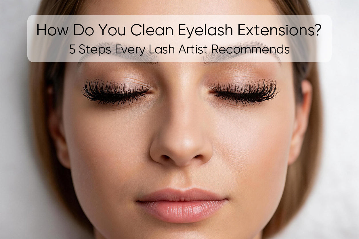 How Do You Clean Eyelash Extensions? 5 Steps Every Lash Artist Recommends