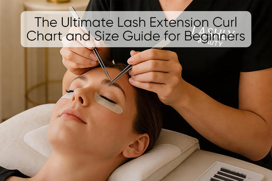 The Ultimate Lash Extension Curl Chart and Size Guide for Beginners