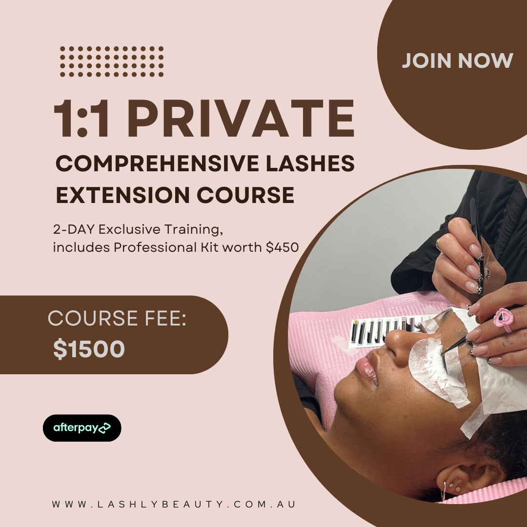 2-Day 1:1 PRIVATE TRAINING - COMPREHENSIVE LASHES EXTENSION