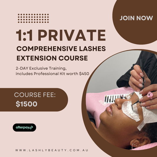 2-Day 1:1 PRIVATE TRAINING - COMPREHENSIVE LASHES EXTENSION