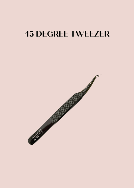 45 Degree Tweezer - #tag1# - Lashly Beauty 