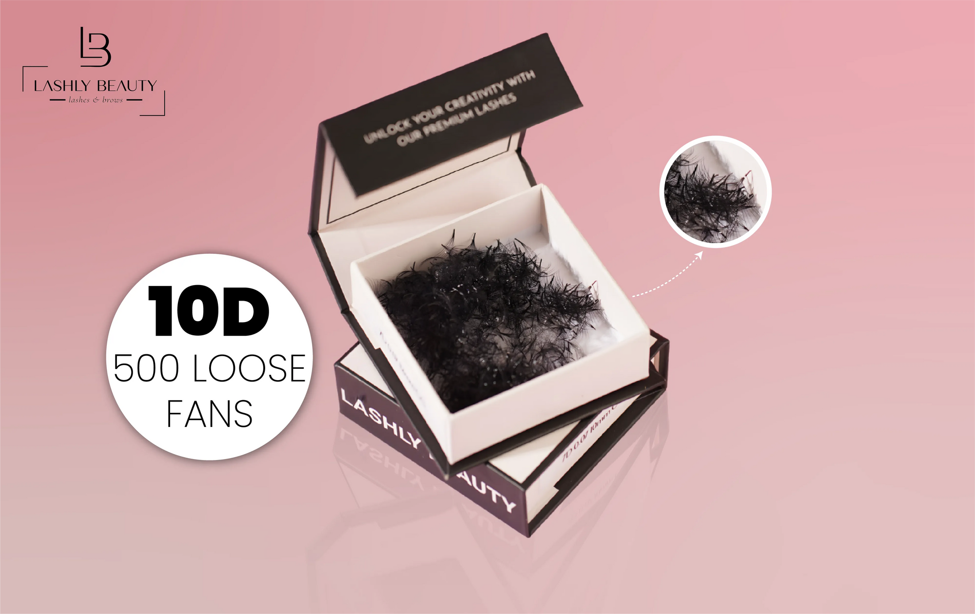 10D Loose Promade Fans - 500 fans