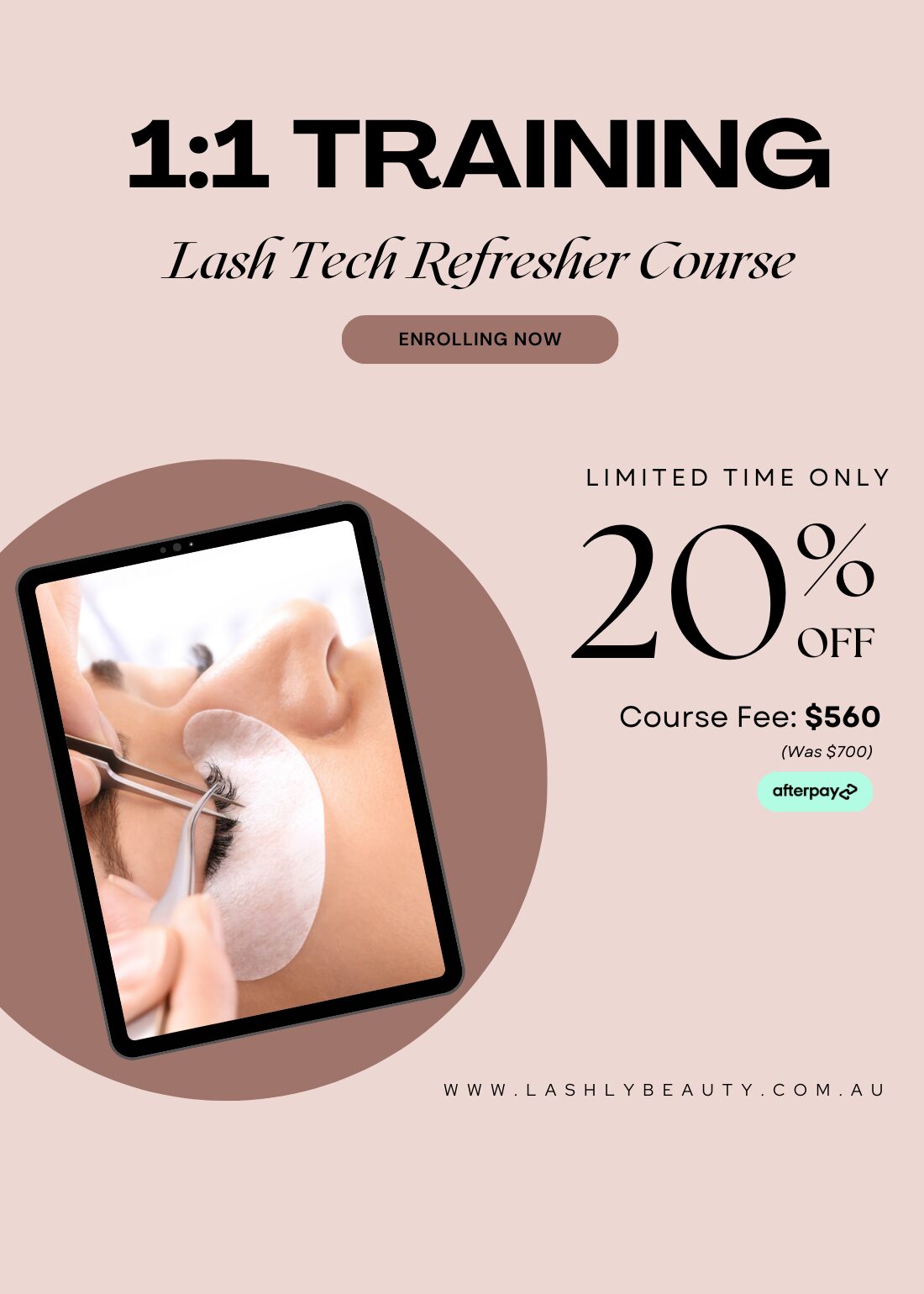 1:1 Lash Tech Refresher Training Course