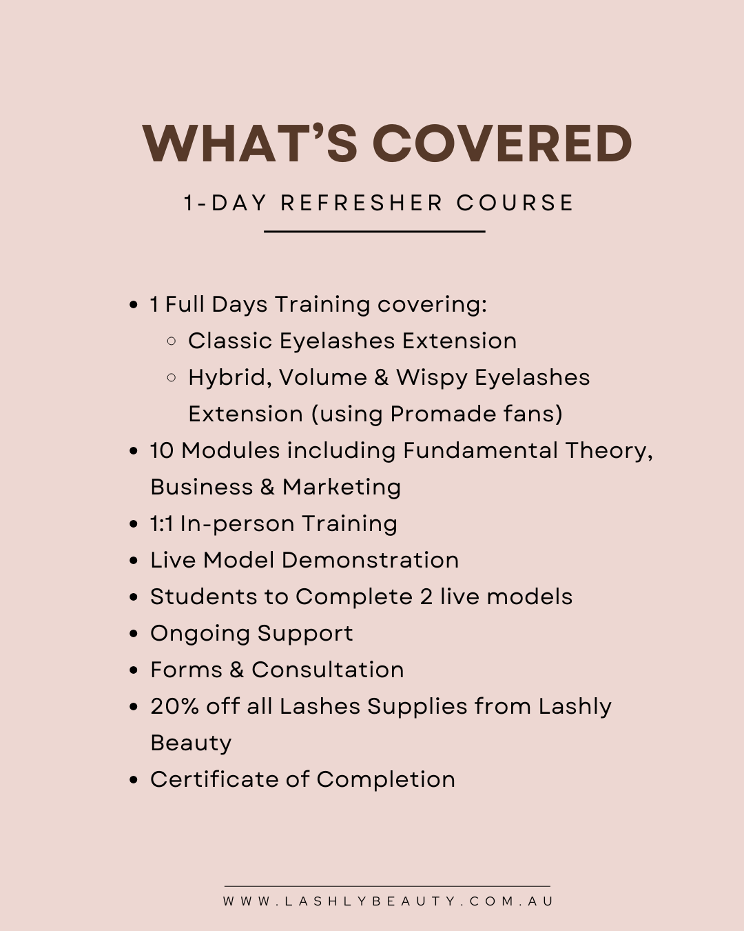 1-Day 1:1 PRIVATE TRAINING - REFRESHER COURSE