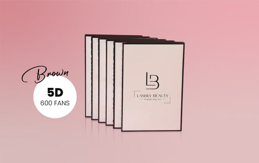 BROWN Lash 5D Promade Mega Box - 600 fans