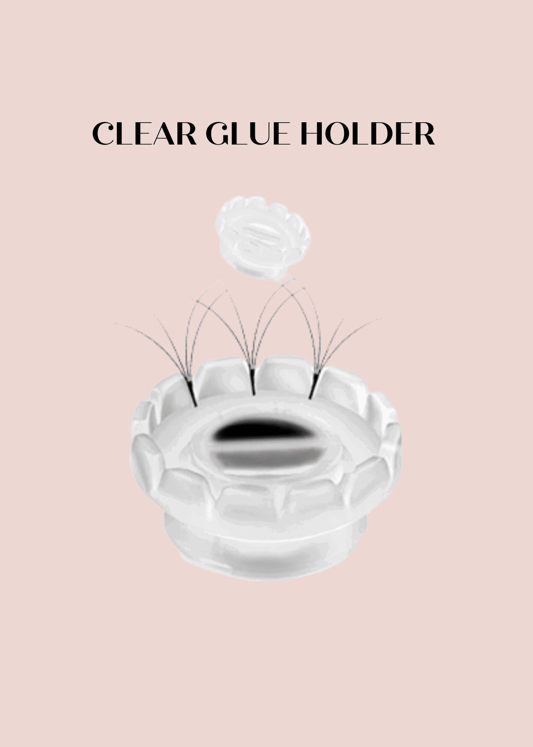 Clear Glue Holder - #tag1# - Lashly Beauty
