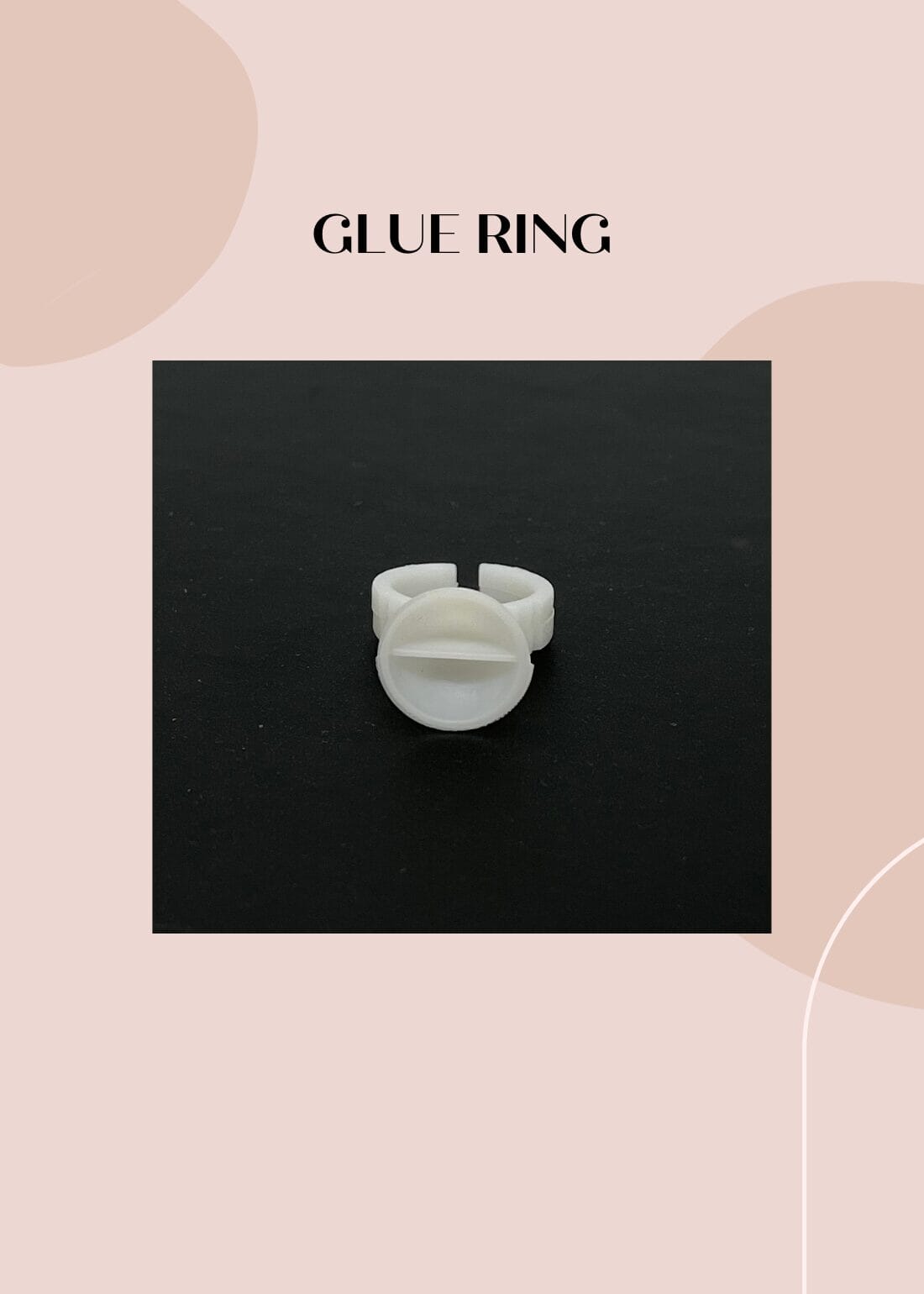 Glue Ring White - #tag1# - Lashly Beauty