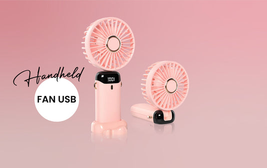 Handheld Fan USB Rechargeable