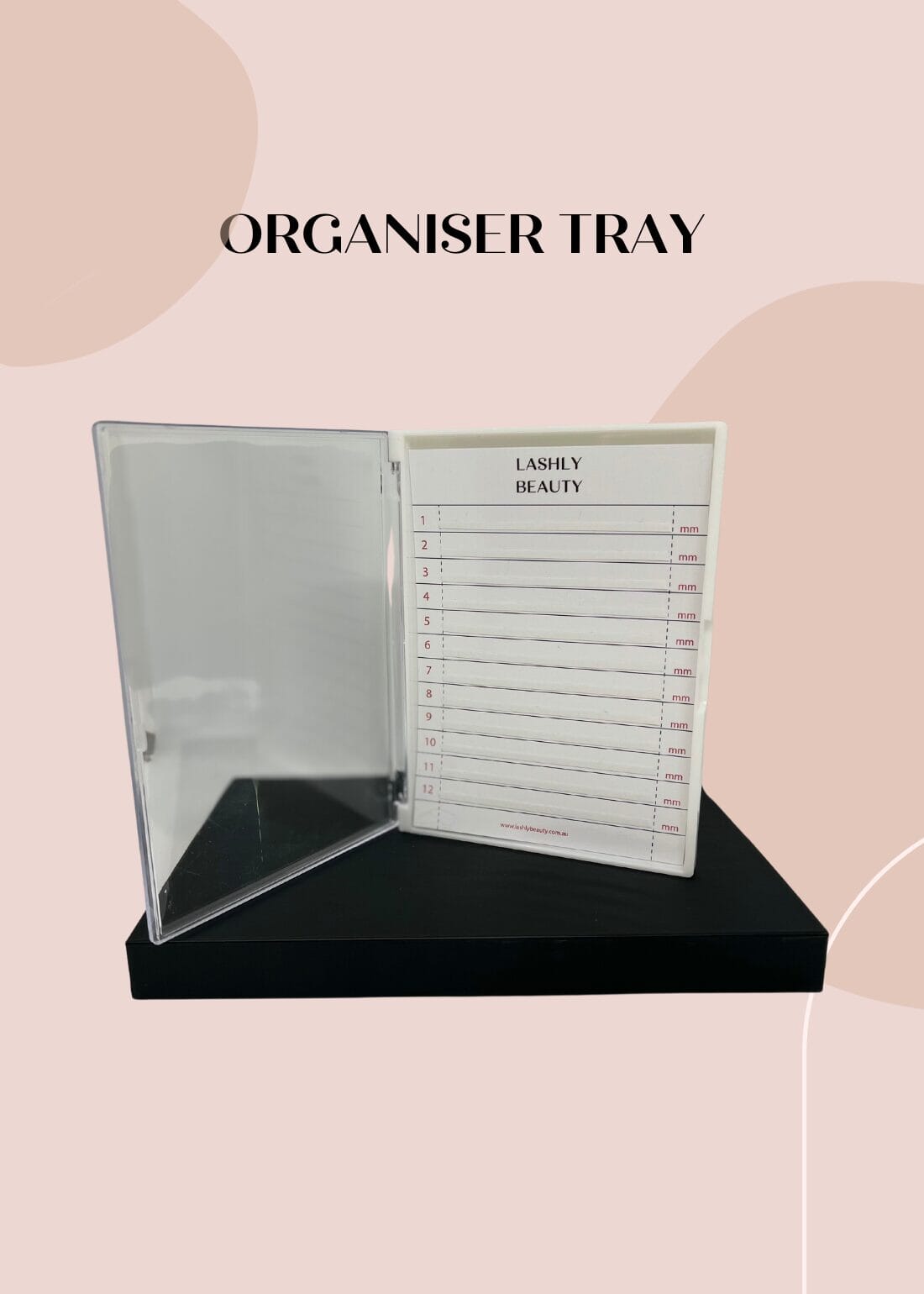 Lashes Organiser Tray - #tag1# - Lashly Beauty 