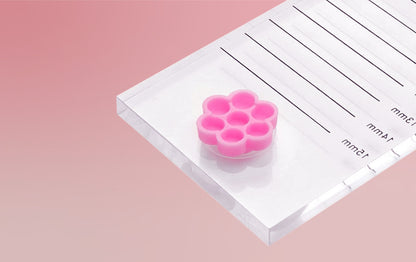 Pink Flower Glue Cups